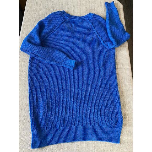 FREE PEOPLE Sunday Scoop Hi-Low Tunic Sweater oversized Cotton Blend XS/TP - Picture 6 of 11